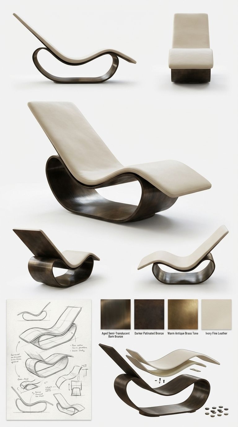 Oscarito Lounge Chaise, Studio Bebas